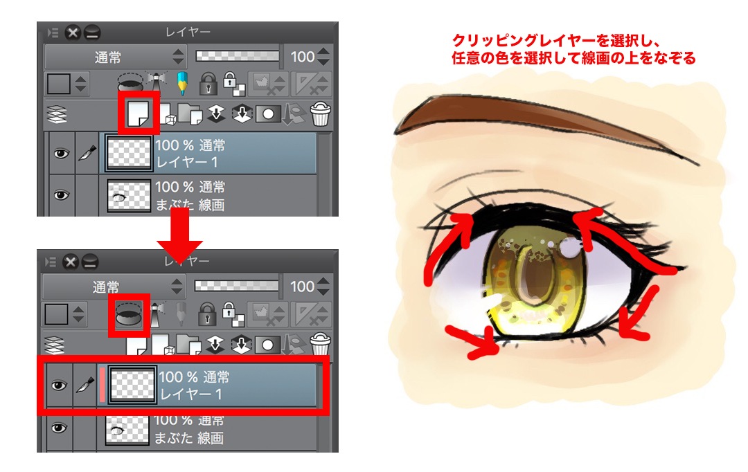 ジト目にタレ目に切れ目 イラストの描き分け簡単 目の描き方全種類 Designscratch